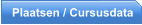 Plaatsen / Cursusdata
